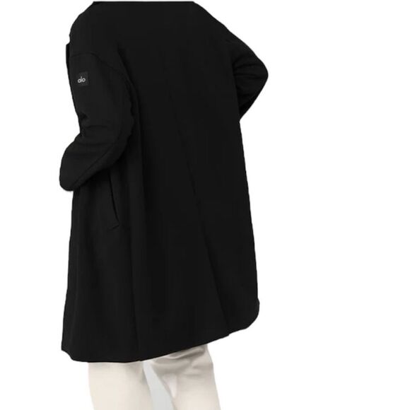 NWT ALO Vip Blazer Trench-black size Large $398 - Picture 3 of 13